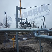 Блок предохранительных клапанов установки по сжиганию биогаза