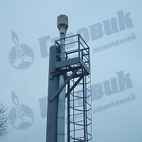 Горелочное устройство установки по сжиганию биогаза